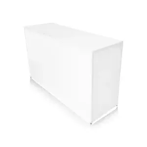 6 ft Blanc Registration Counter (Cable Grommets)