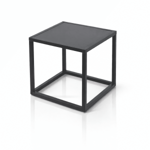 Black Club End Table
