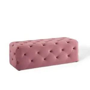 Lola Dusty Rose Ottoman