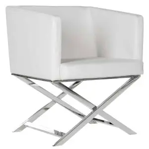Milano White Chair