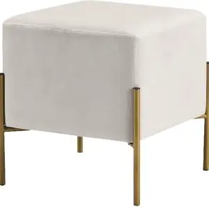 Sophia Cream Ottoman
